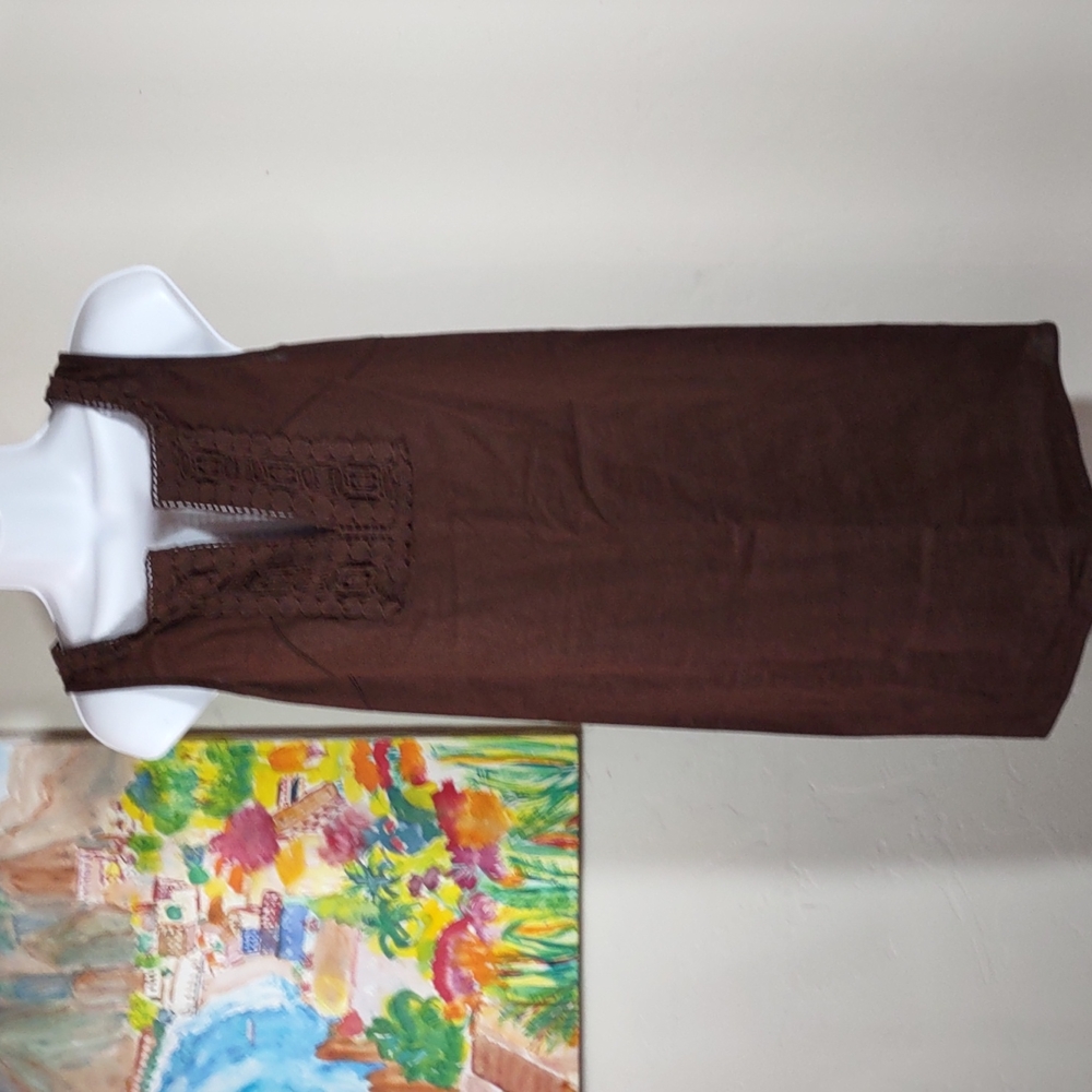 Max Studio Linen/Rayon Dress